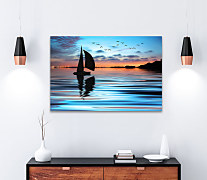 Obraz Plachetnica pri súmraku 1589